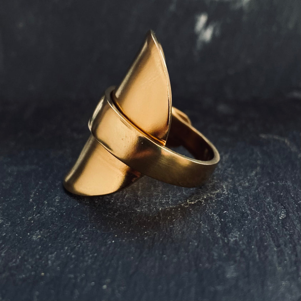 Stainless Steel Ring | Spoon Ring | Stainless Steel | Spoon Rings | Handmade | Gold Ring