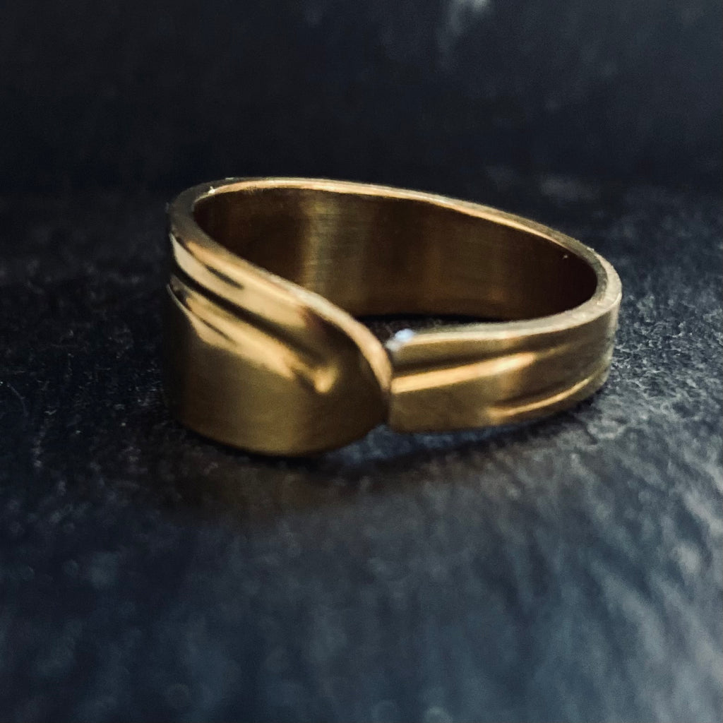 Stainless Steel Ring | Spoon Ring | Stainless Steel | Spoon Rings | Handmade | Gold Ring