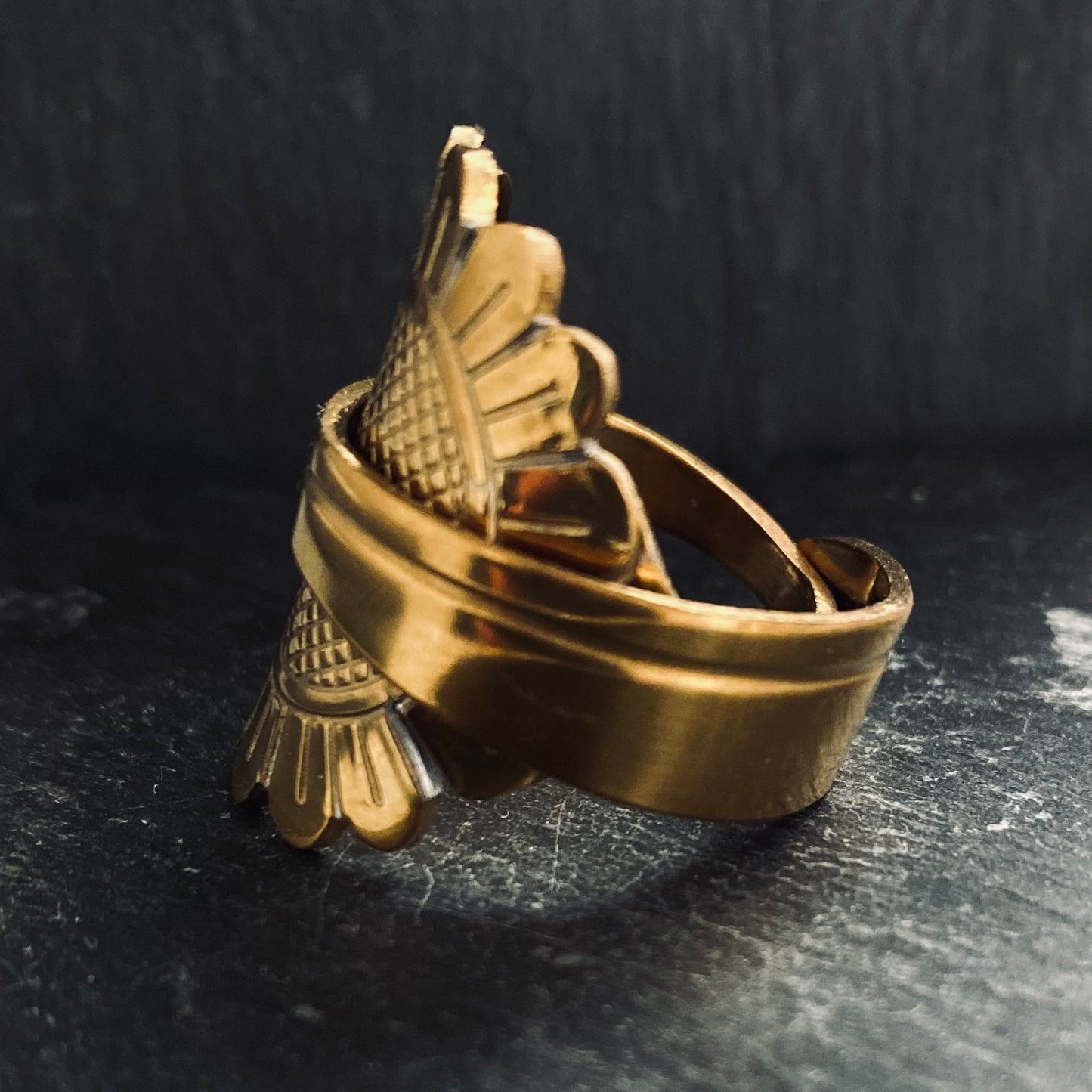 Stainless Steel Ring | Spoon Ring | Stainless Steel | Spoon Rings | Handmade | Gold Ring